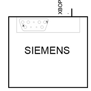 Interfaccia di comunicazione Modbus Pannello operatore di base 6SL3255-0AA00-4CA1 per industria