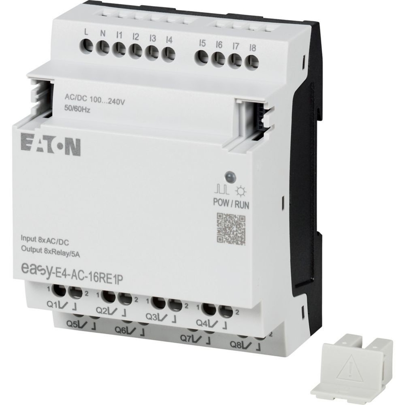 CPU EASY-E4-UC-12RC1P per relè di controllo 8DI 4AI 4RO 12/24V DC o 24V AC con display