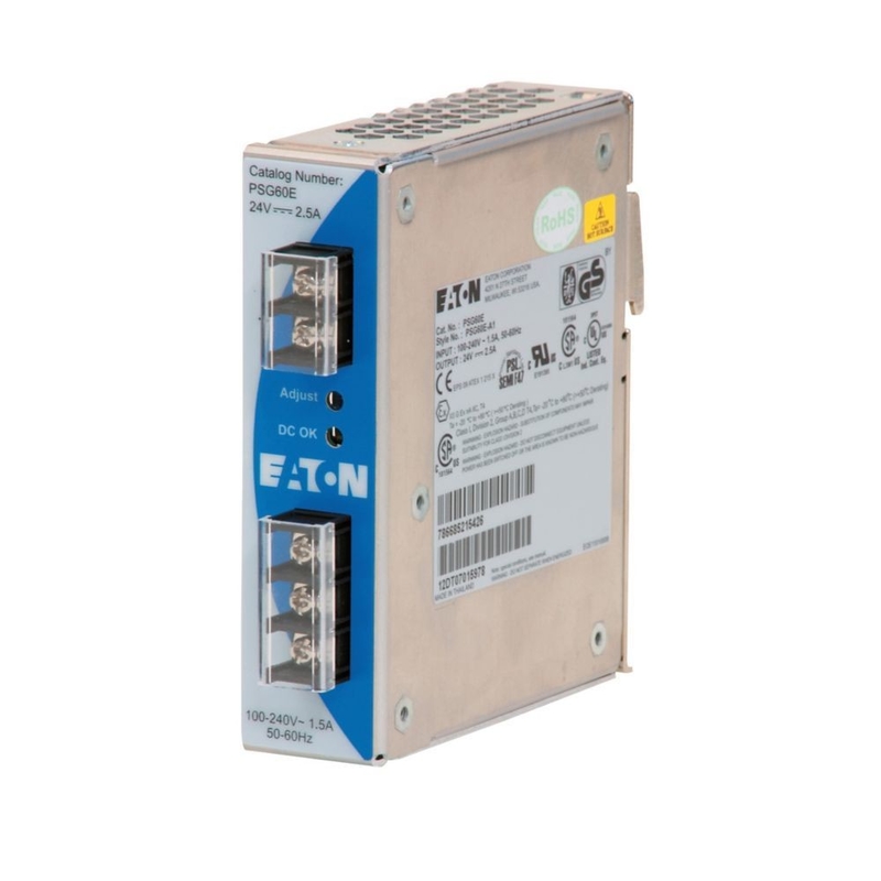 Fornitura di alimentazione PSG120E24RM 1-fase 100-240VAC/24VDC 5A per una potenza stabile e sicura