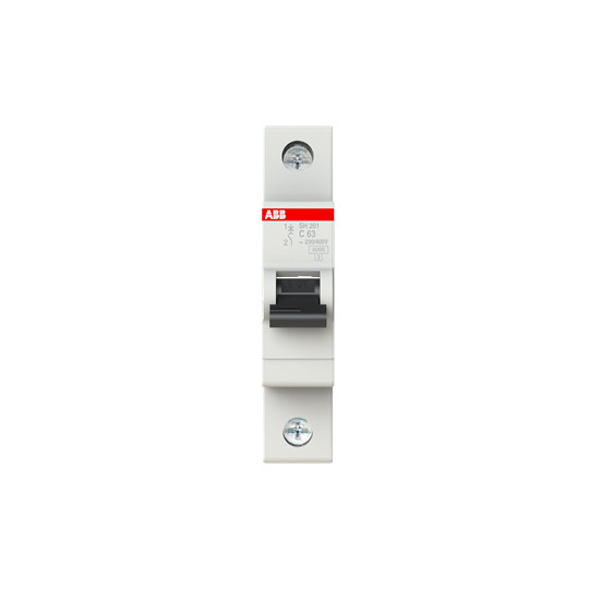 63A C Interruttore in miniatura MCB SH201-C63 Frequenza nominale Hz 50 Voltaggio nominale 220