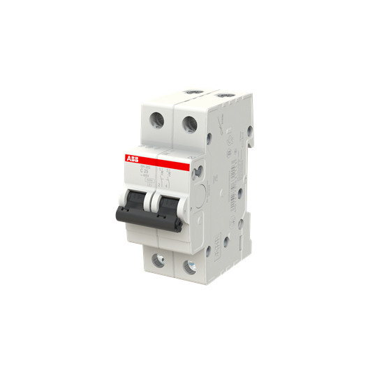 Alta capacità di rottura MCB SH202-C25 Miniatur circuit breaker 2P C 25 A con curva C