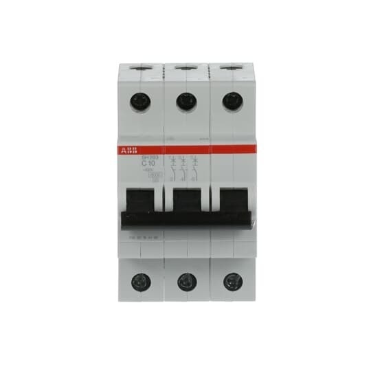 MCB SH203-C10 Interruttore in miniatura Numero di polo 3 Frequenza nominale Hz 50 C 10 A