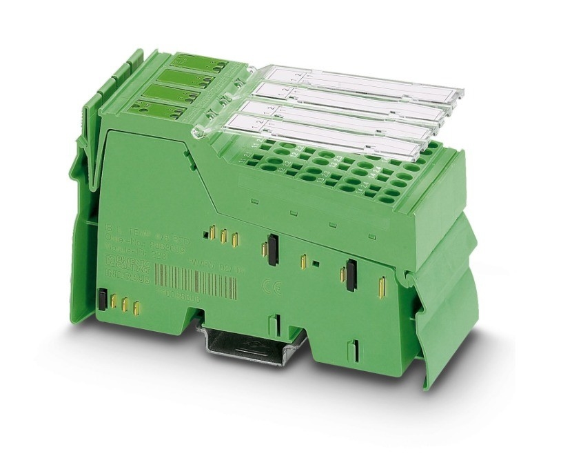 Performance ottimale IB IL TEMP 4/8 RTD/EF-PAC con spegnimento di sicurezza e relè di accoppiamento