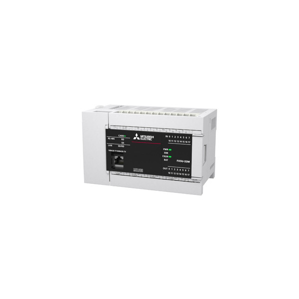 FX5U CPU DC 16 Input 16 Transistor Output 3xAnalog Eth RS-485 lavandino Mitsubishi PLC