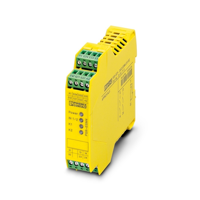 PSR-SCP-24UC/ESM4/3X1/1X2/B Relai di sicurezza per l'arresto di sicurezza e la protezione dell'accoppiamento
