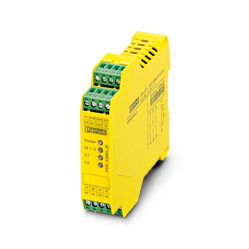 PSR-SPP-24UC/ESM4/3X1/1X2/B Relai di sicurezza Relai di accoppiamento di sicurezza di spento di carico di contatto