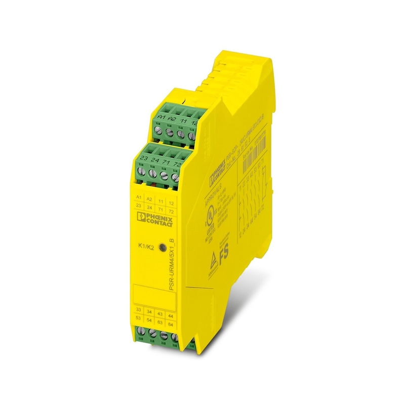 Modulo di estensione PSR-SCP-24UC/URM4/5X1/2X2/B con spegnimento di sicurezza e relè di accoppiamento