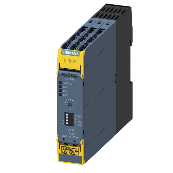 Durable 3SK1 Base Unit Safety Relay Time-delay 4 Abiliting Circuits 24V Screw Terminal