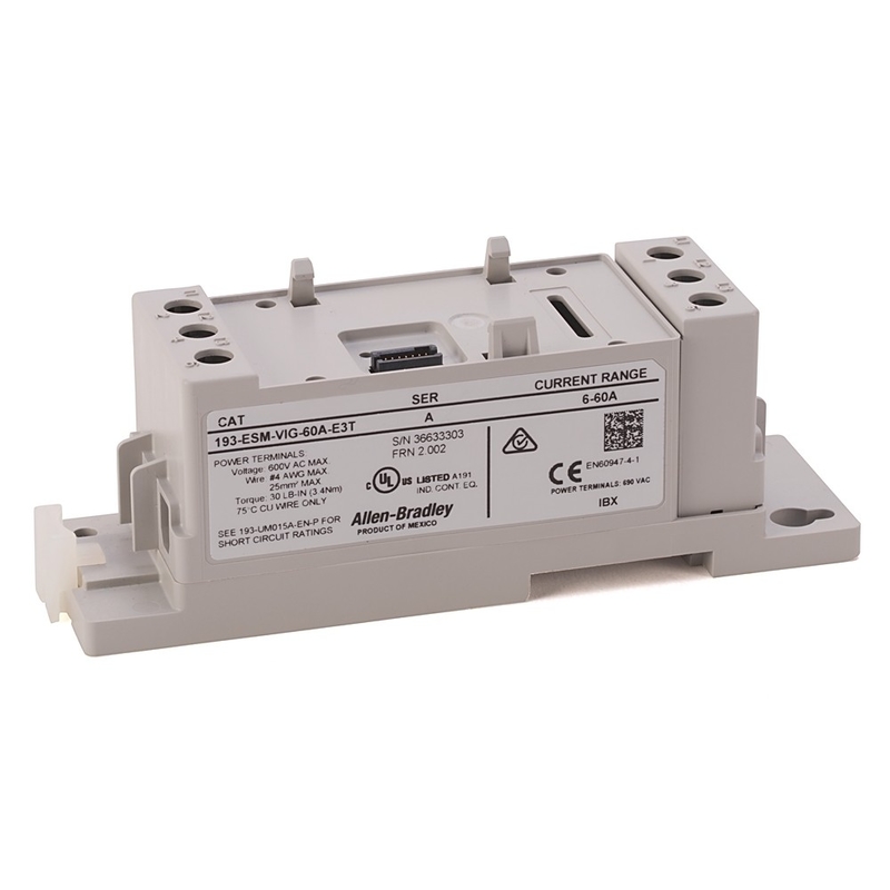 Pannello con terminali di conduttori di potenza a linea e a carico per 193-ESM-VIG-60A-E3T