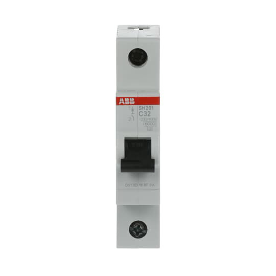 32A MCB SH201-C32 Interruttore di circuito in miniatura 1P C per operazioni fluide ed elettriche