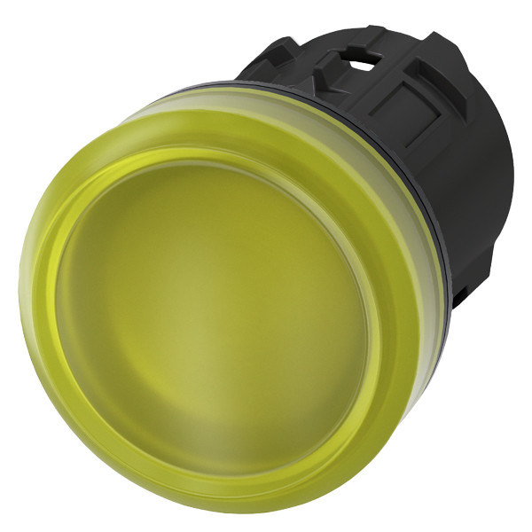 Lenti lisce 3SU1001-6AA30-0AA0 SIRIUS ACT Pilot Light per l'industria in plastica gialla