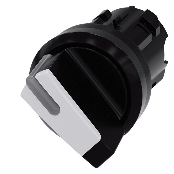PLC 3SU1002-2BF60-0AA0 Maniglia corta in plastica 2 posizioni mantenuto Bianco SIRIUS ACT Selector Switch