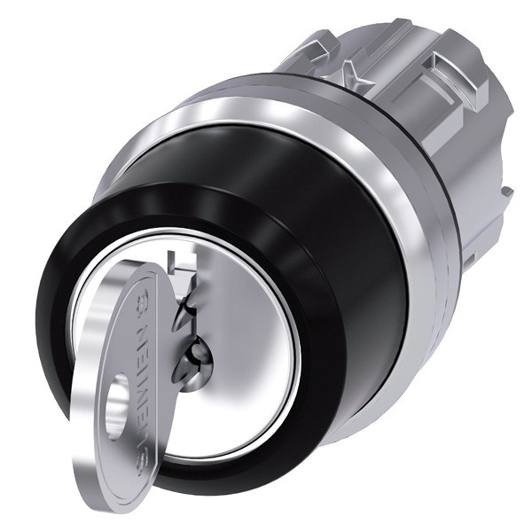 3SU1050-4BM01-0AA0 RONIS Metallizzata chiavetta lucida con 3 posizioni e 2x45 SIRIUS ACT
