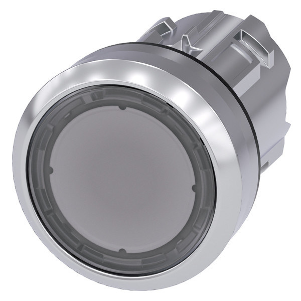 Pushbutton PLC 3SU1051-0AB70-0AA0 con pulsante piatto luminoso lucido