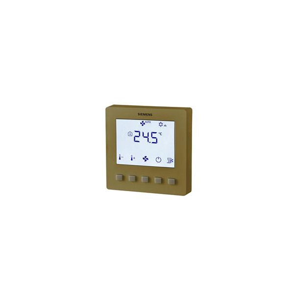 RDF510 Controller di temperatura ambiente in colore oro per il sistema di controllo automatico negli edifici
