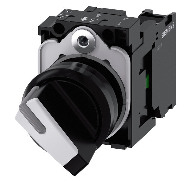 Interruttore di selezione del manico corto in plastica per SIRIUS ACT Complete Unit 3SU1100-2BF60-1BA0