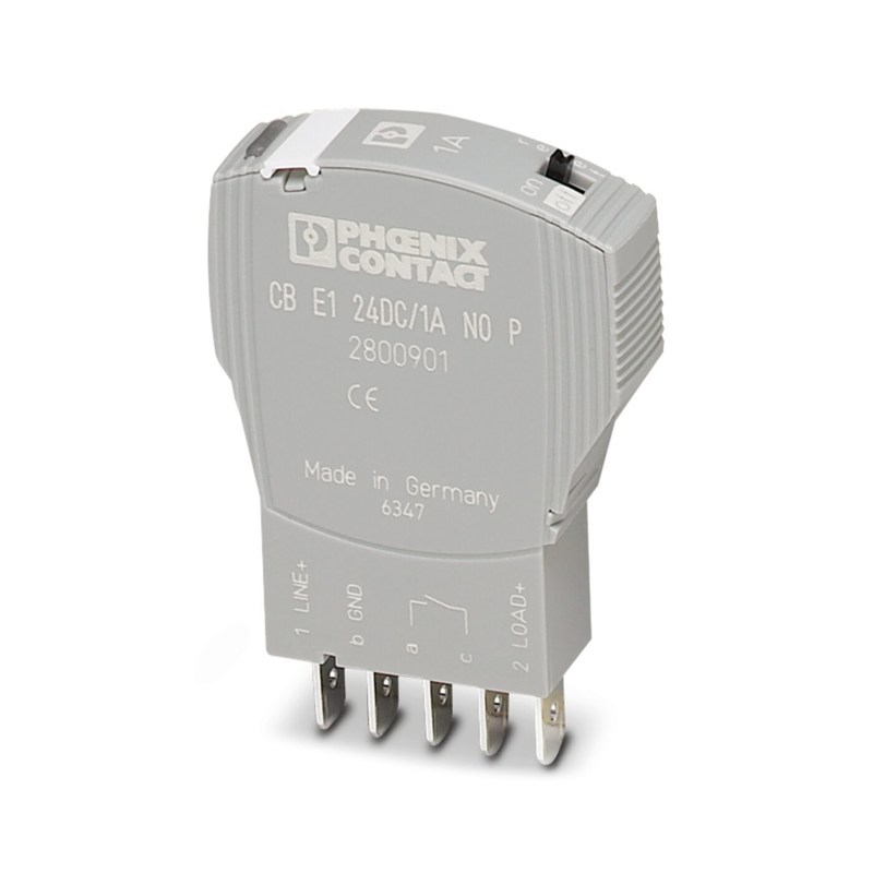 24V di corrente continua tensione nominale 2800901 CB E1 24DC/1A NO P Interruttore di circuito per apparecchiature elettroniche