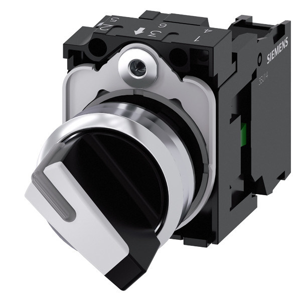 Interruttore di selezione non illuminato a due posizioni per SIRIUS ACT 3SU1150-2BF60-1BA0