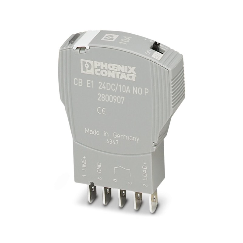 24 V DC 2800907 CB E1 24DC/10A NO P Interruttore di circuito per apparecchiature elettroniche 5 poli