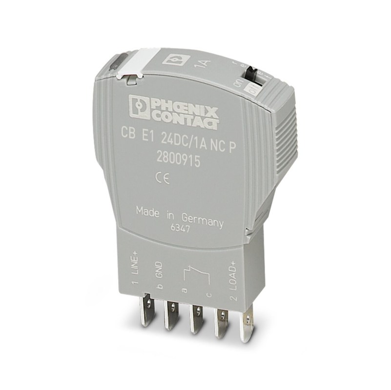 5 poli Numero 2800915 CB E1 24DC/1A NC P Interruttore di circuito di apparecchiature elettroniche Voltaggio nominale 24 V DC