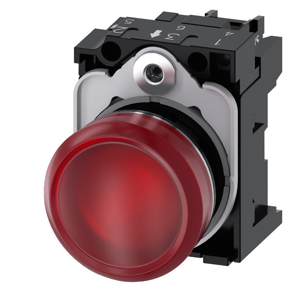 3SU1152-6AA20-1AA0 Luce pilota per SIRIUS ACT Illuminato metallo lucido
