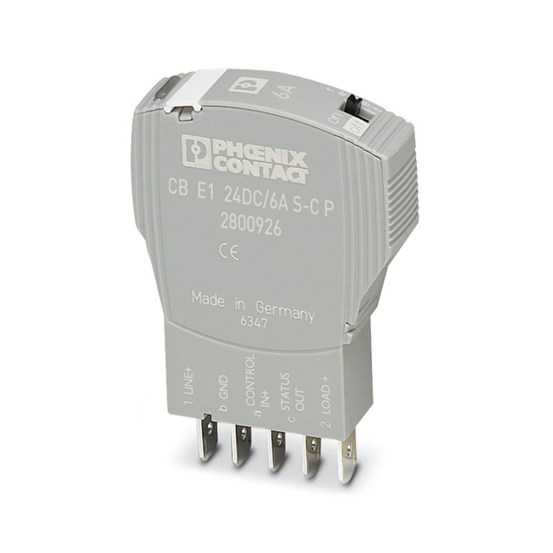 24 V DC 5 poli Numero di interruttore di circuito di apparecchiature elettroniche CB E1 2800926 24DC/6A S-C P