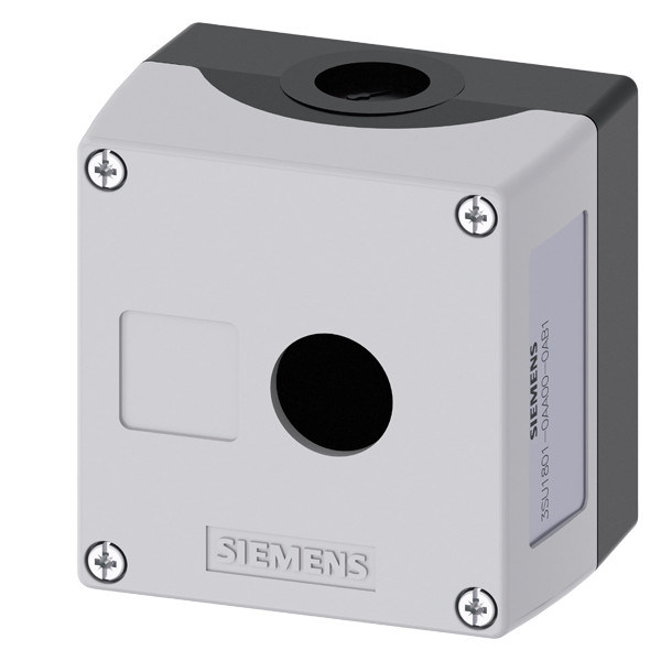 PLC 3SU1801-0AA00-0AB1 Casella di plastica rotonda da 22 mm per 1 dispositivo di comando del punto di controllo
