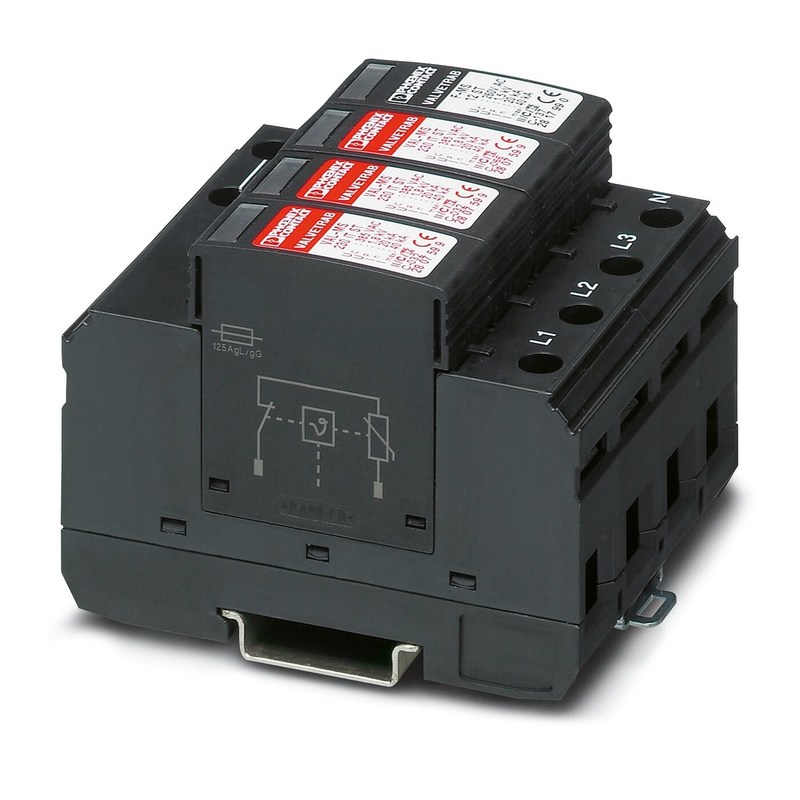 VAL-MS 230 IT/3 1 Protettore contro le sovratensioni di tipo 2 2858548 per elettrodomestici a 230 V AC a 4 poli