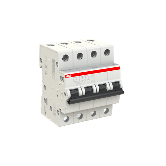 MCB SH204-B20 Interruttore di circuito in miniatura 4P 20A 220V 50Hz Tensione nominale e frequenza