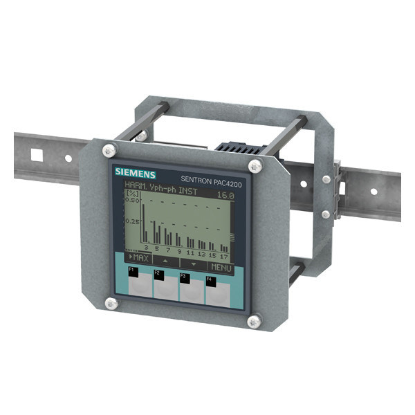 Dispositivo di monitoraggio della potenza montato su rotaia SENTRON PAC4200 con gamma di energia standard LCD
