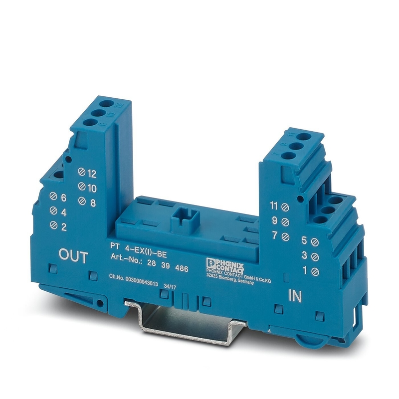 PT 4-EX I -BE Phoenix Contact Surge Protector Tensione nominale 24 V CC Numero di polo 1