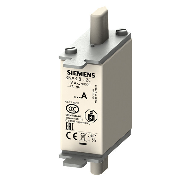 Dimensione 000 LV HRC Fuse Link GL/GG con manopole non isolate e indicatore anteriore