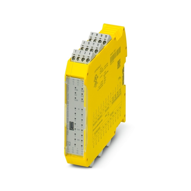 Modulo di sicurezza protettivo PSR-M-B2-SDI8-SDO4-DO4-SC per la sicurezza di spegnimento del carico di contatto