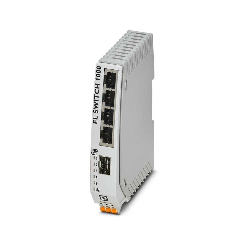 Livello di protezione IP65 FL SWITCH 1108N Industrial Ethernet Switch per rete EtherNet/IP
