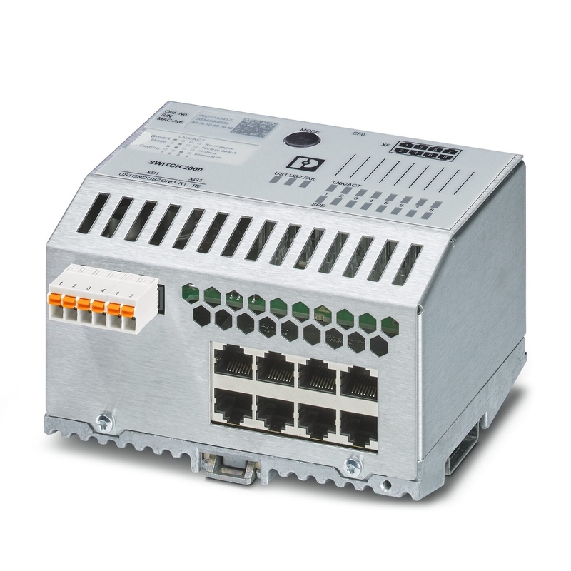 Interruttore Ethernet industriale FL SWITCH 2408 IP65 Livello di protezione e rete EtherNet/IP