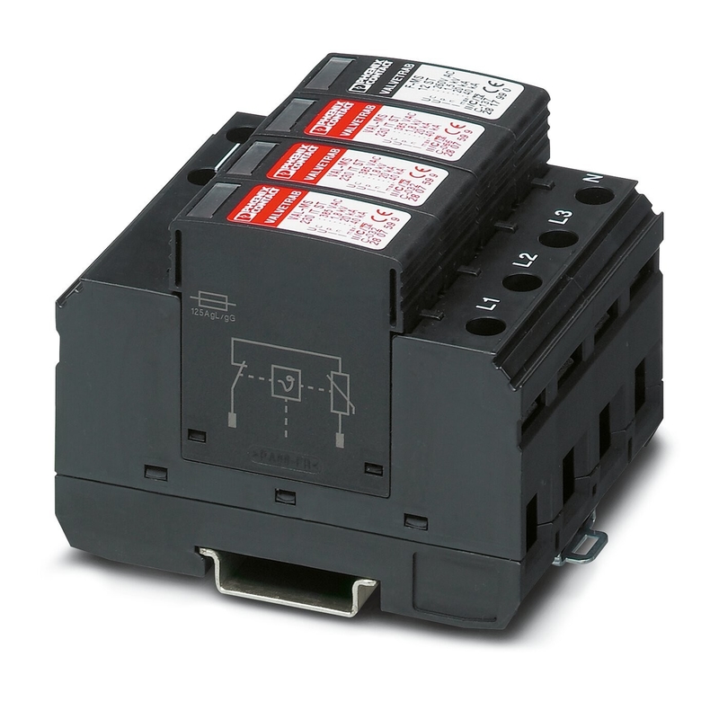 230V AC 4-Pole Surge Protector per VAL-MS 230IT/3 1-FM Industrial di Phoenix Contact