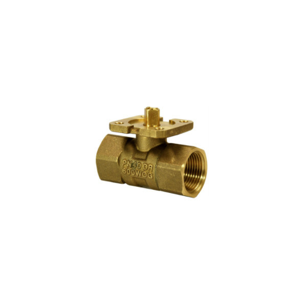 Sistema di automazione degli edifici PLC BPZ VAI61.20-10 Valvola a sfera a due porte a filo interno PN40