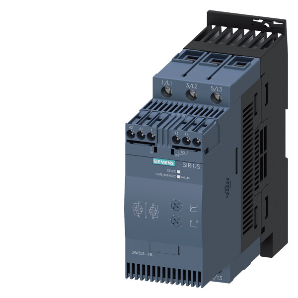 Siemens 3RW3036-1BB14 3RW30 Soft Starter Size S2 terminali a vite Bypass affidabilità