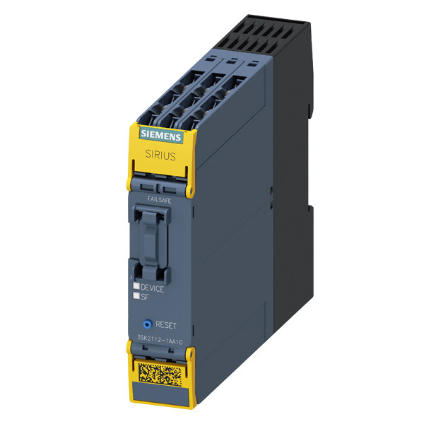 Compatto 3SK2 3SK2112-1AA10 SIRIUS Relay di sicurezza Unità di base 22.5mm Larghezza di vite terminale