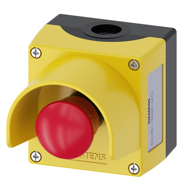 Cassa rotonda da 22 mm per dispositivi di comando con terminale a vite montato a pavimento 3SU1801-0NA00-2AC2